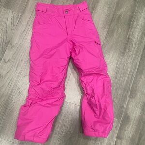 Columbia Girls Pink Snow Pants